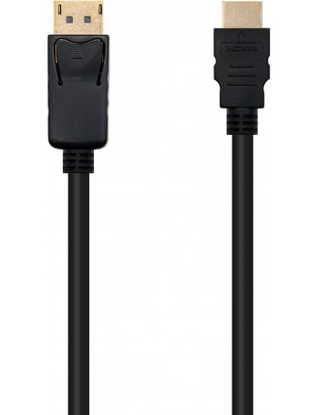 Nanocable 10.15.4303 adaptador de cabo de vídeo 3 m DisplayPort HDMI Type A (Standard) Preto