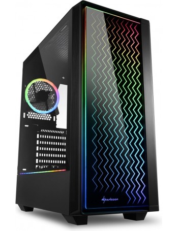 Sharkoon RGB LIT 200 Midi ATX Tower Preto