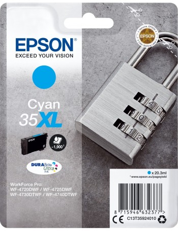 Epson Padlock C13T35924010 tinteiro Original Ciano 1 peça(s)