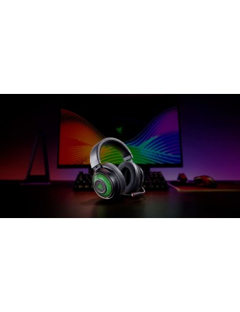 Razer Kraken Ultimate Conjunto de auscultadores e microfone acoplado Fita de cabeça Preto