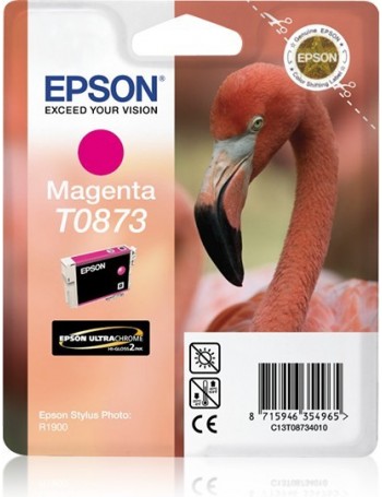 Epson Flamingo Tinteiro Magenta T0873 Ultra Gloss High-Gloss 2