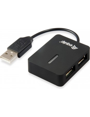 Equip 128952 hub de interface USB 2.0 480 Mbit s Preto