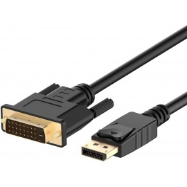 Ewent EC1443 adaptador de cabo de vídeo 5 m DisplayPort DVI-D Preto