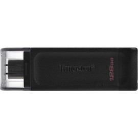 Kingston Technology DataTraveler 70 unidade de memória USB 128 GB USB Type-C 3.2 Gen 1 (3.1 Gen 1) Preto