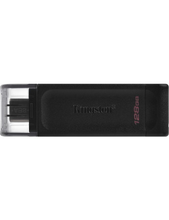 Kingston Technology DataTraveler 70 unidade de memória USB 128 GB USB Type-C 3.2 Gen 1 (3.1 Gen 1) Preto