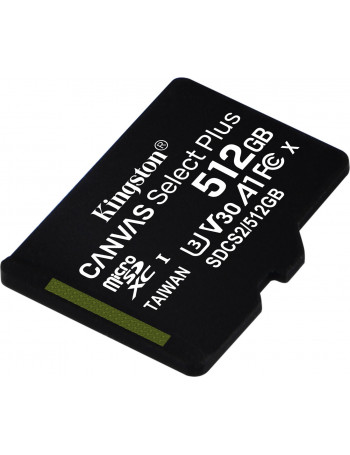 Kingston Technology Canvas Select Plus cartão de memória 512 GB SDXC UHS-I Classe 10