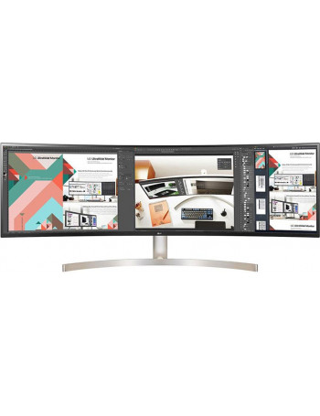 LG 49WL95C-WE LED display 124,5 cm (49") 5120 x 1440 pixels UltraWide Quad HD Preto, Branco