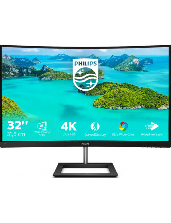 Philips E Line 328E1CA 00 LED display 80 cm (31.5") 3840 x 2160 pixels 4K Ultra HD LCD Preto