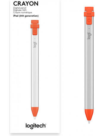 Logitech 914-000046 caneta stylus 20 g Laranja, Prateado