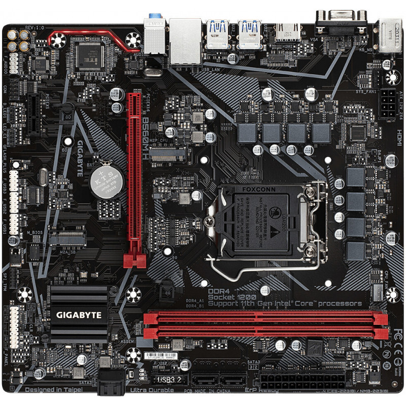 Motherboard Gigabyte B560M H Intel B560 Express LGA 1200 micro ATX