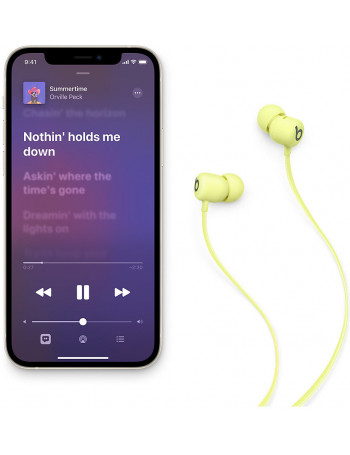 Apple Beats Flex Sem fios Auscultadores Intra-auditivo, Fita de pescoço Bluetooth Amarelo