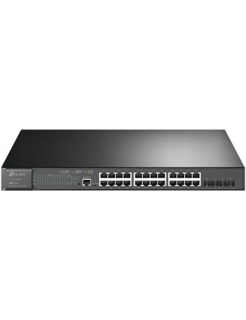 TP-LINK TL-SG3428XMP switch de rede Gerido L2+ Gigabit Ethernet (10 100 1000) Power over Ethernet (PoE) Preto