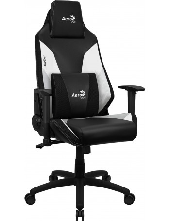 Aerocool Admiral Cadeira de jogos universal Assento acolchoado Preto, Cinzento, Branco