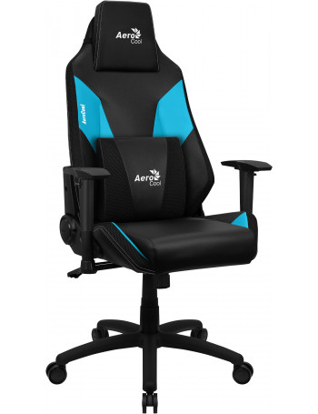 Aerocool Admiral Cadeira de jogos universal Assento acolchoado Preto, Azul