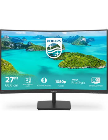 Philips E Line 271E1SCA 00 LED display 68,6 cm (27") 1920 x 1080 pixels Full HD LCD Preto