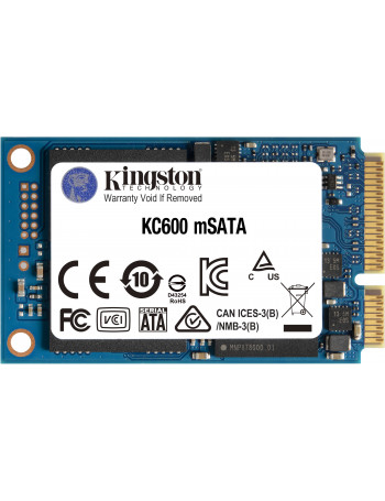 Kingston Technology KC600 mSATA 256 GB Serial ATA III 3D TLC