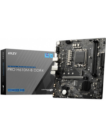 MSI MB PRO H610M-B DDR4 Intel H610 LGA 1700 micro ATX