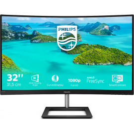 Philips E Line 322E1C 00 LED display 80 cm (31.5") 1920 x 1080 pixels Full HD LCD Preto