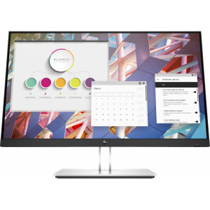 HP E-Series E24 G4 60,5 cm (23.8") 1920 x 1080 pixels Full HD LCD Preto, Prateado