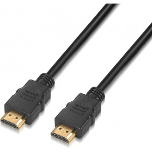 AISENS A120-0118 cabo HDMI 0,5 m HDMI Type A (Standard) Preto