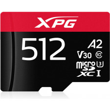 XPG AUSDX512GUI3XPGA2-R cartão de memória 512 GB MicroSDXC UHS-I Classe 10