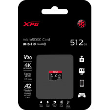 XPG AUSDX512GUI3XPGA2-R cartão de memória 512 GB MicroSDXC UHS-I Classe 10