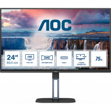 AOC V5 24V5CE 60,5 cm (23.8") 1920 x 1080 pixels Full HD LED Preto