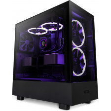 NZXT H5 Elite Midi Tower Preto, Transparente