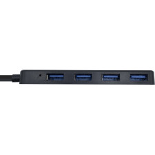 AISENS A106-0399 hub de interface USB 3.2 Gen 1 (3.1 Gen 1) Type-A 5000 Mbit s Preto