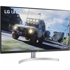 LG 32UN500P-W monitor de ecrã 80 cm (31.5") 3840 x 2160 pixels 4K Ultra HD Prateado, Branco