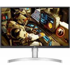 LG 27UL550P-W monitor de ecrã 68,6 cm (27") 3840 x 2160 pixels 4K Ultra HD LED Prateado