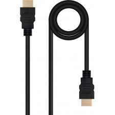 Nanocable 10.15.3802 cabo HDMI 2 m HDMI Type A (Standard) Preto