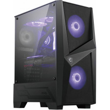 MSI MAG Forge 100M Midi Tower Preto, Transparente