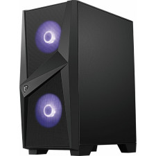 MSI MAG Forge 100M Midi Tower Preto, Transparente