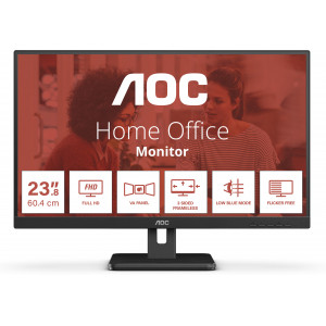 AOC 24E3UM monitor de ecrã 61 cm (24") 1920 x 1080 pixels Full HD Preto