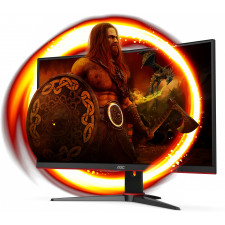 AOC G2 C27G2E BK monitor de ecrã 68,6 cm (27") 1920 x 1080 pixels Preto, Vermelho