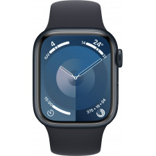 Apple Watch Series 9 41 mm Digital 352 x 430 pixels Ecrã táctil 4G Preto Wi-Fi GPS