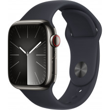 Apple Watch Series 9 41 mm Digital 352 x 430 pixels Ecrã táctil 4G Grafite Wi-Fi GPS