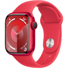 Apple Watch Series 9 41 mm Digital 352 x 430 pixels Ecrã táctil 4G Vermelho Wi-Fi GPS