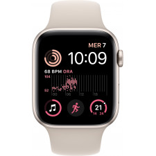 Apple Watch SE OLED 44 mm Digital 368 x 448 pixels Ecrã táctil 4G Bege Wi-Fi GPS