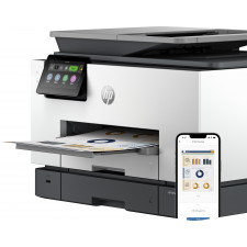 HP OfficeJet Pro Multifunções 9130b, Cor, Impressora para Pequenas e médias empresas, Impressão, cópia, digit., fax, Ligação