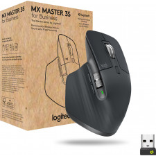 Logitech MX Master 3s for Business rato Mão direita RF Wireless + Bluetooth Laser 8000 DPI