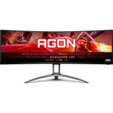 AOC B2 AG493UCX2 monitor de ecrã 124 cm (48.8") 5120 x 1440 pixels Quad HD LED Preto