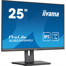 iiyama ProLite XUB2595WSU-B5 monitor de ecrã 63,5 cm (25") 1920 x 1200 pixels WUXGA LED Preto