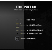 Corsair 2500X RGB Micro Tower Preto