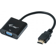 i-tec HDMI2VGAADA adaptador de cabo de vídeo 0,15 m HDMI VGA Preto