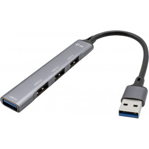 i-tec Metal U3HUBMETALMINI4 hub de interface USB 3.2 Gen 1 (3.1 Gen 1) Type-A Metálico