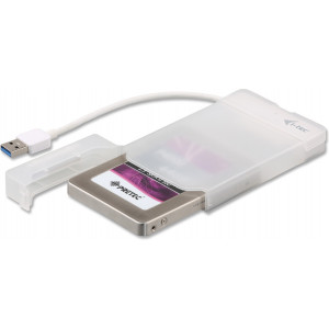 i-tec MYSAFEU314 Caixa para Discos Rígidos Compartimento HDD SSD Branco 2.5"