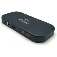 i-tec TB3HDMIDOCKPD base & duplicador de portas Com fios Thunderbolt 3 Preto