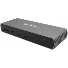 i-tec TB4DUALDOCKPD base & duplicador de portas Com fios Thunderbolt 4 Preto